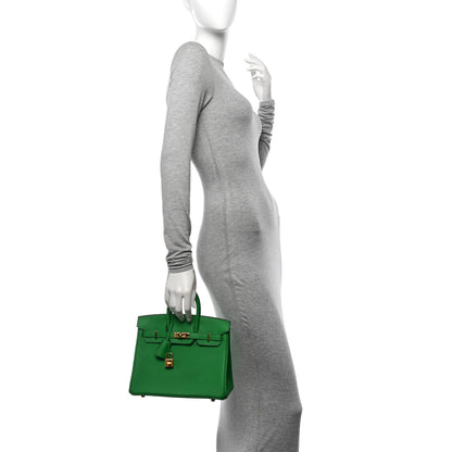 Hermes Togo Birkin 25 Bambou 2 of 12