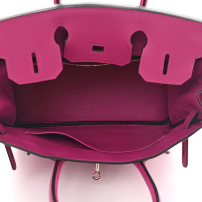 Hermes Togo Birkin 30 Rose Pourpre 5 of 12