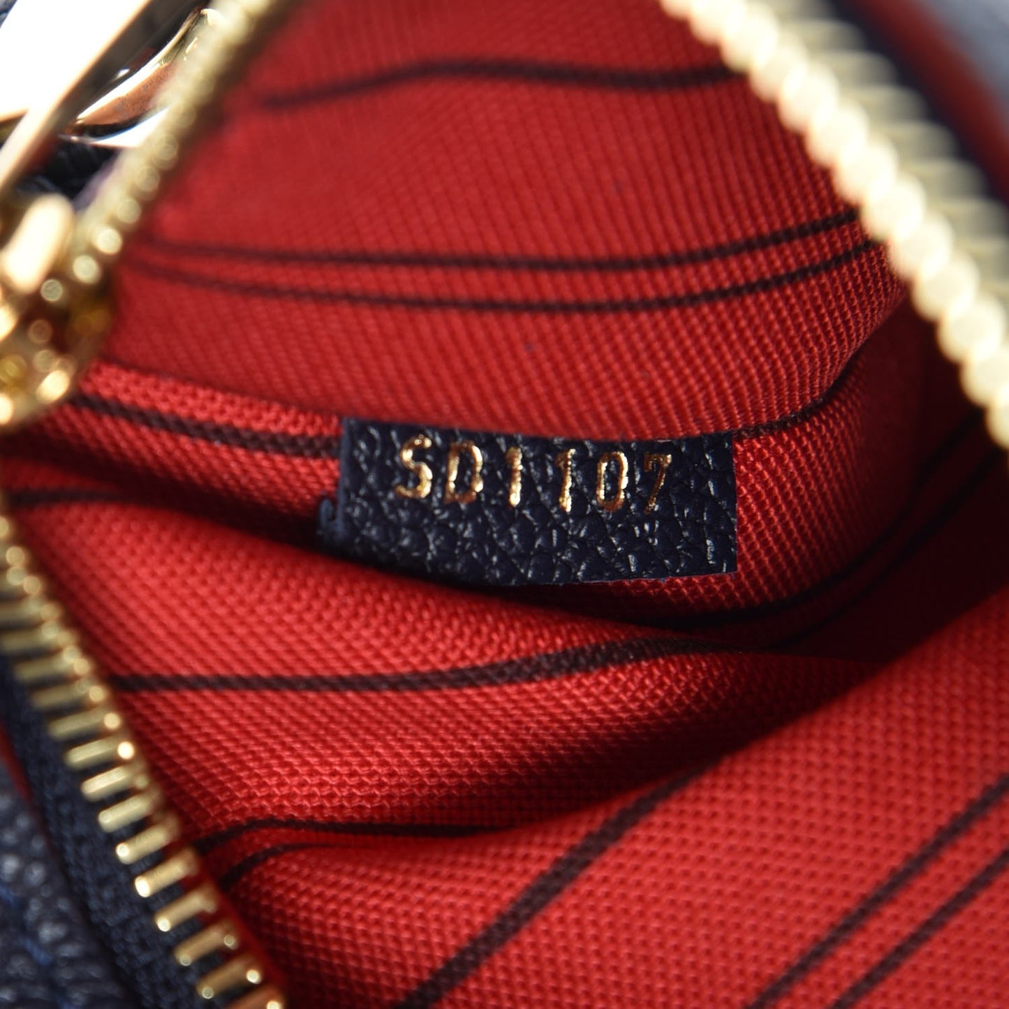 Empreinte Pochette Metis Marine Rouge
