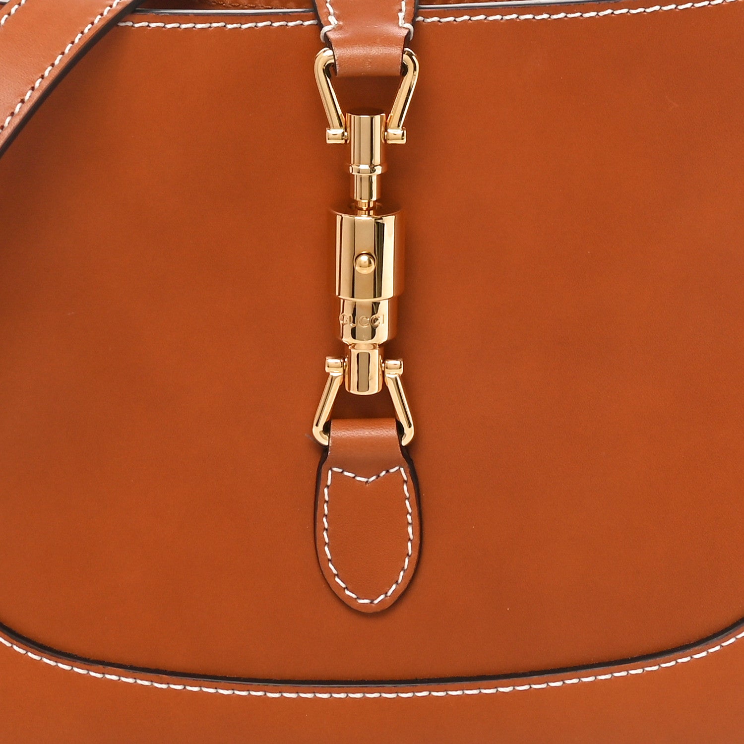 Gucci Calfskin Small Jackie 1961 Hobo Harness Brown 8 of 10