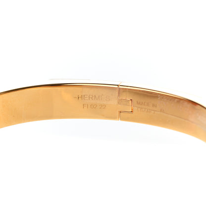 Hermes Enamel Mini Clic Chaine d'Ancre Bracelet PM Black 4 of 6