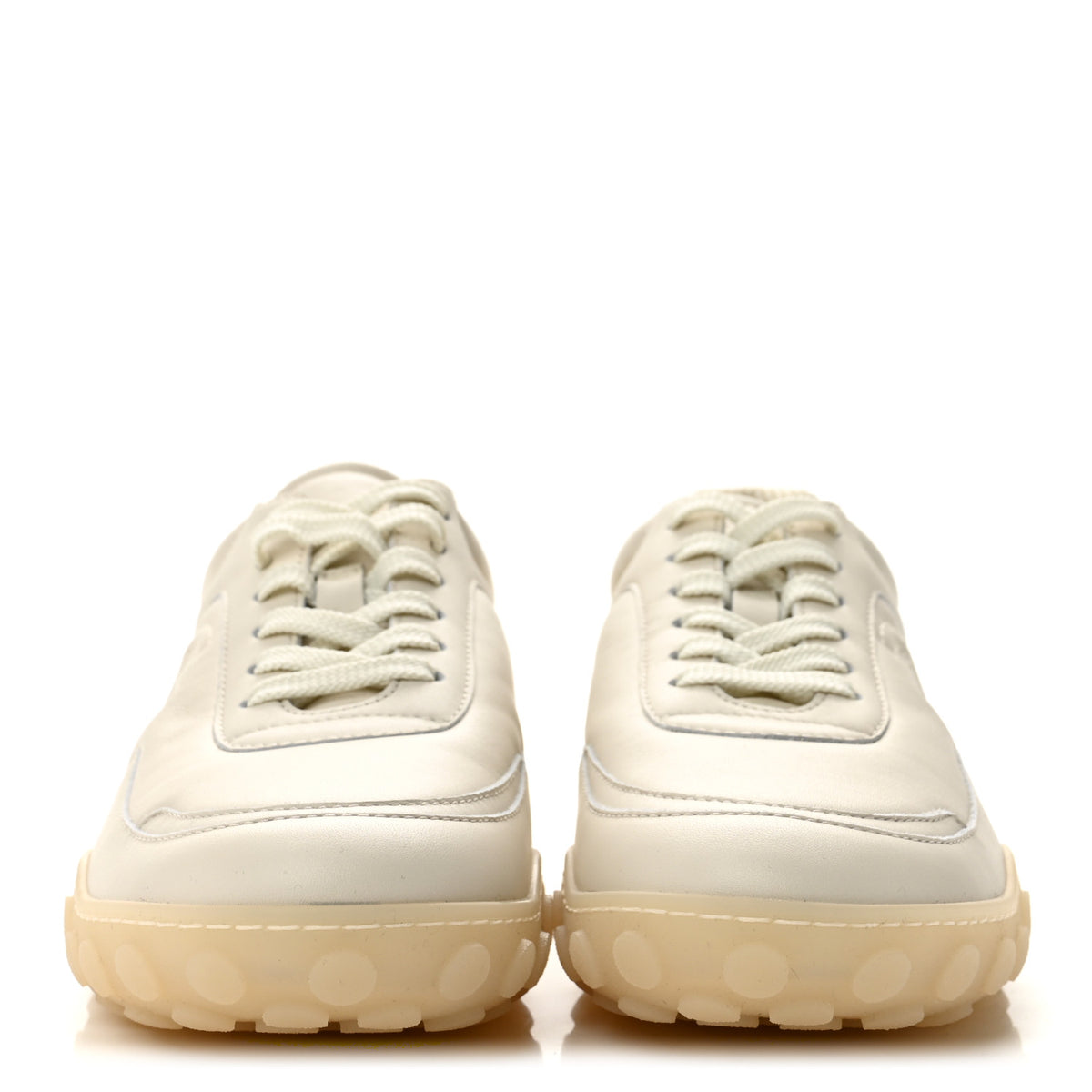Chanel Calfskin Womens CC Sneakers 39 Ivory 3 of 8