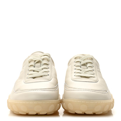 Chanel Calfskin Womens CC Sneakers 39 Ivory 3 of 8