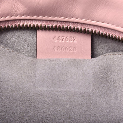 Gucci Calfskin Matelasse Small GG Marmont Chain Shoulder Bag Perfect Pink 7 of 9