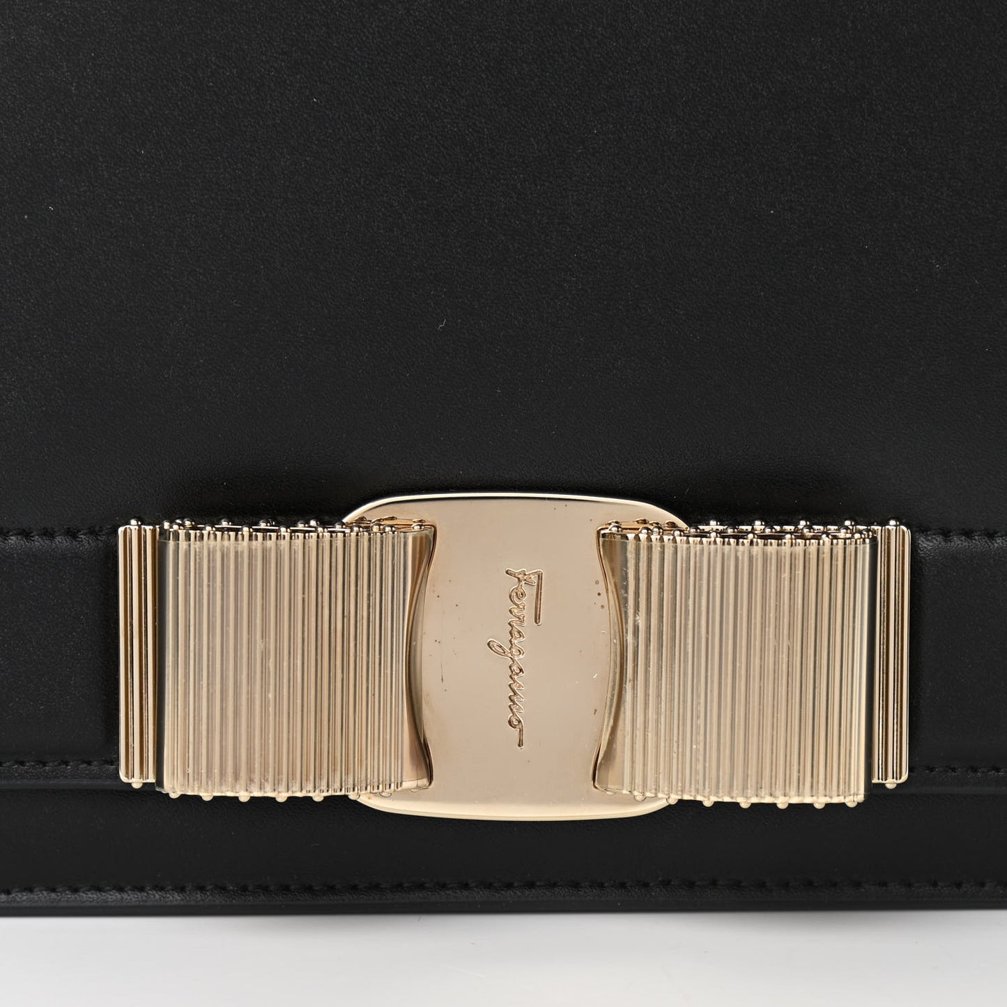 Calfskin Vara Crossbody Bag Black Bonbon