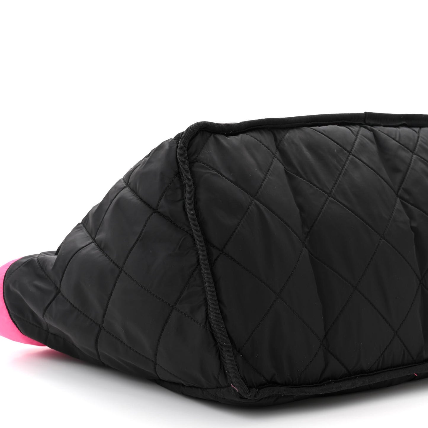 Tessuto Nylon Bomber Tote Fuxia