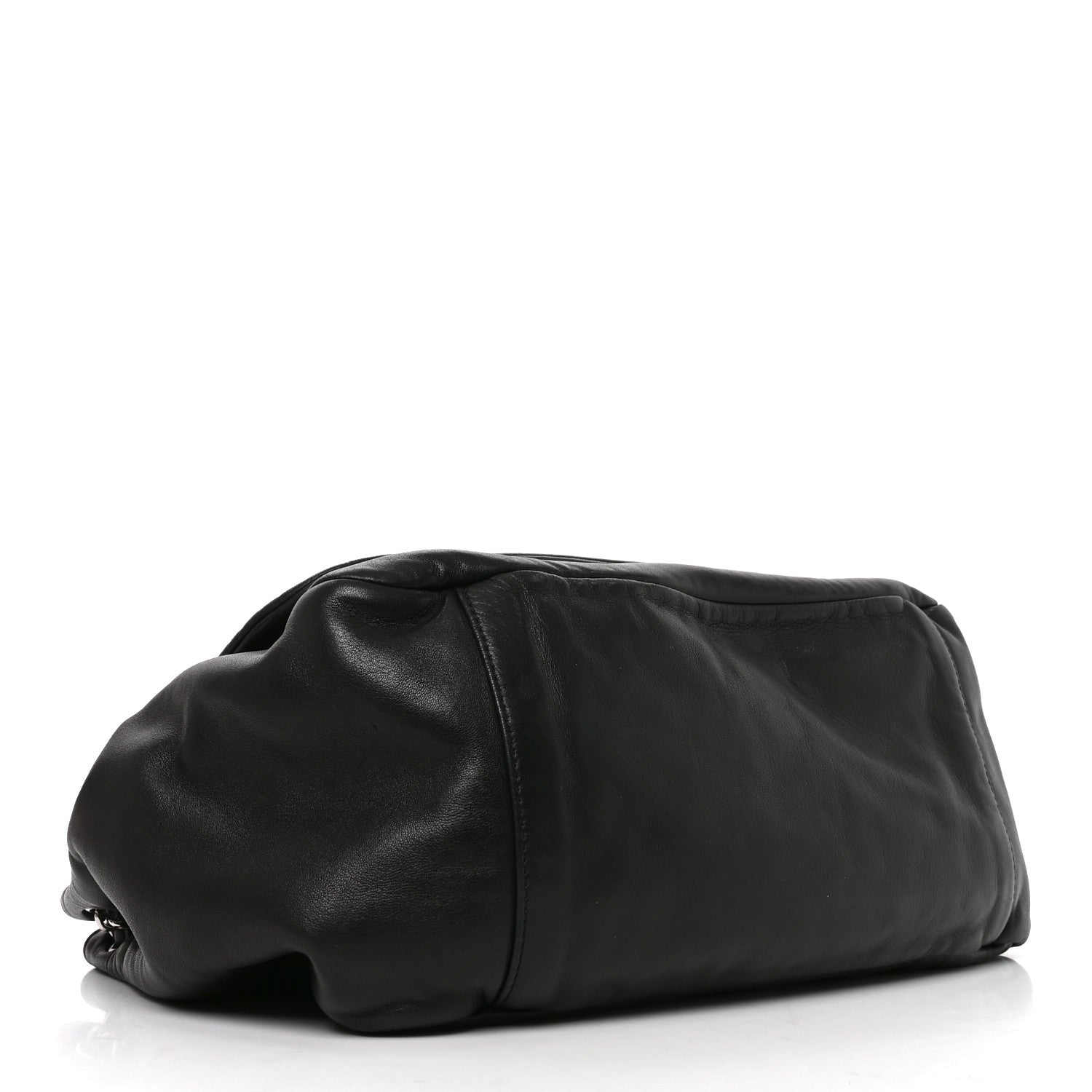 Chanel Lambskin CC Disc Accordion Flap Black 4 of 10