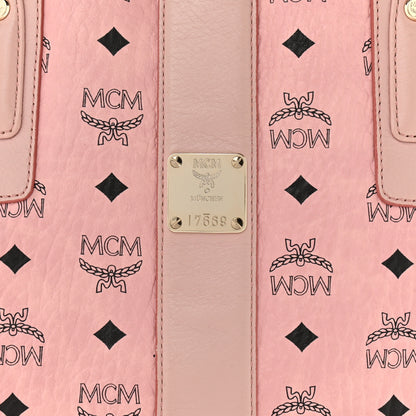 MCM Visetos Medium Liz Reversible Shopper Tote Soft Pink 10 of 19