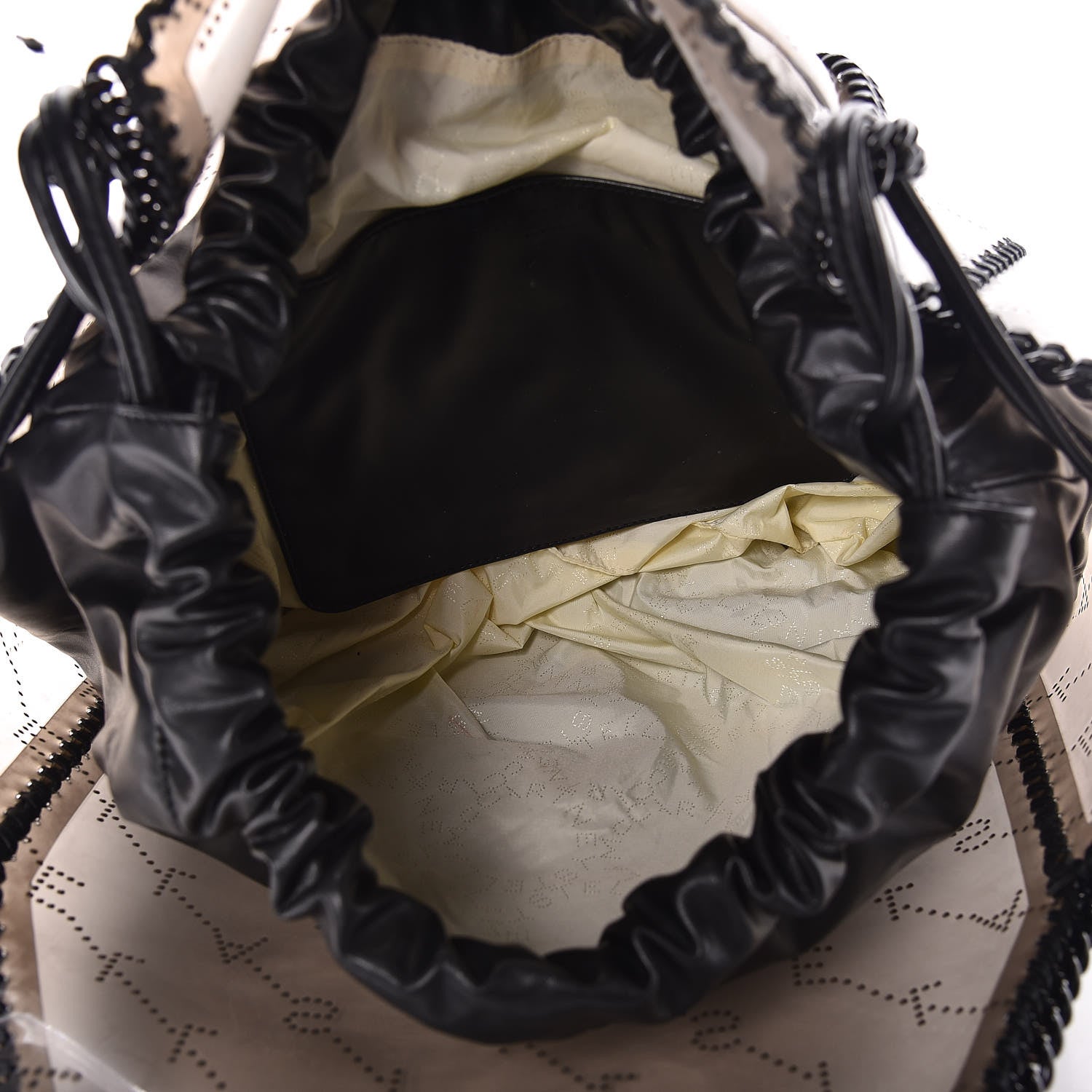 Stella McCartney PVC Monogram Falabella Reversible Tote Black 6 of 12