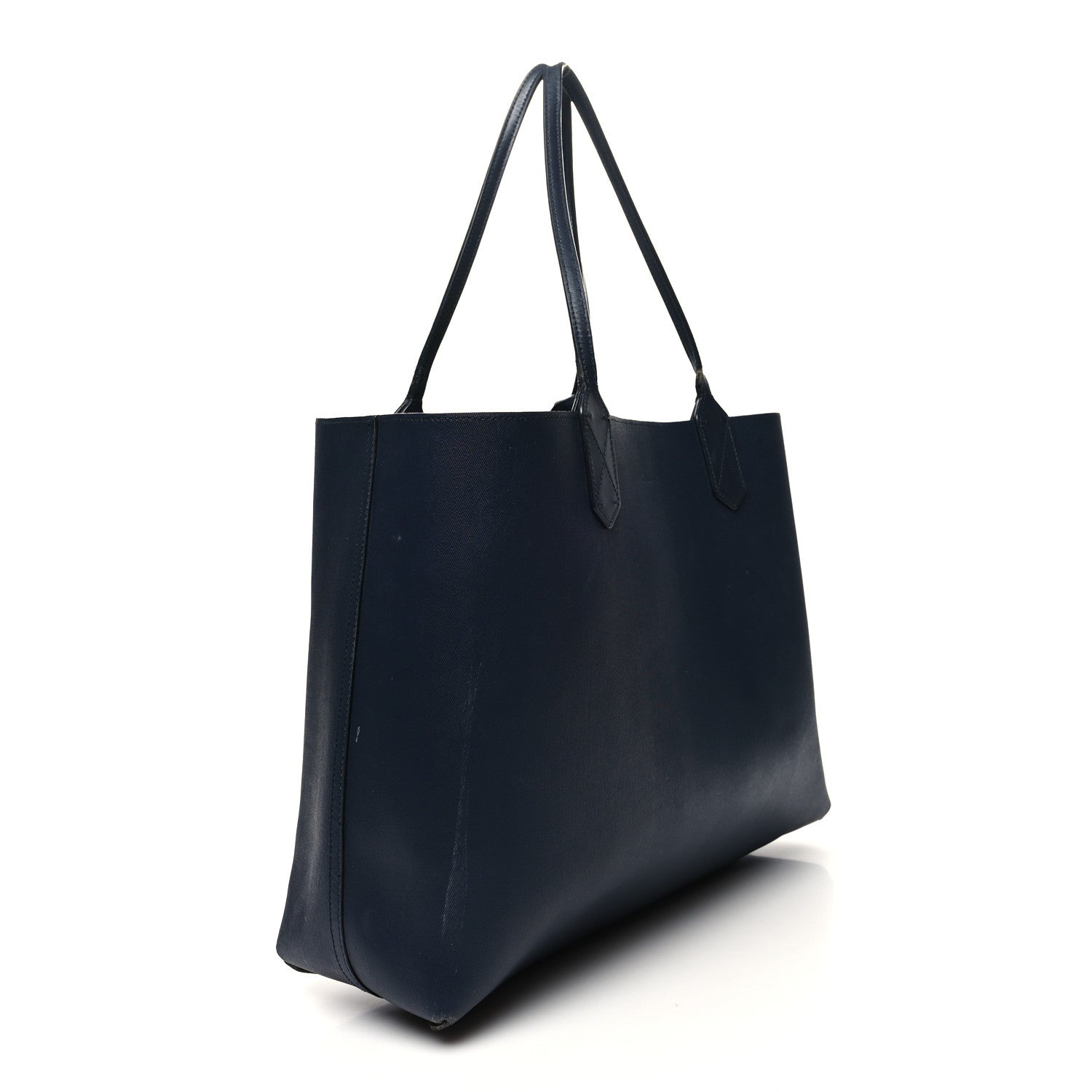 Gucci GG Supreme Monogram Blooms Medium Reversible Tote Beige Blue Navy 12 of 22