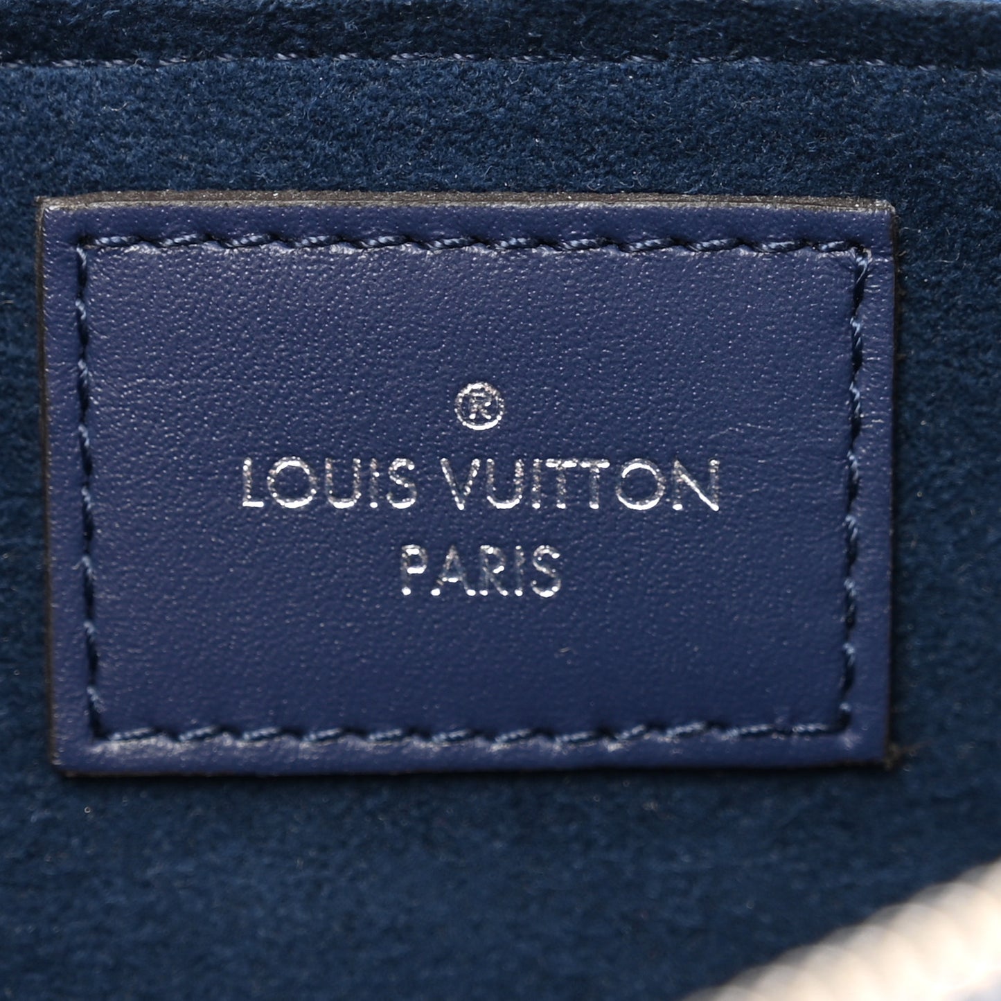 Monogram Giant Escale Double Zip Pochette Blue