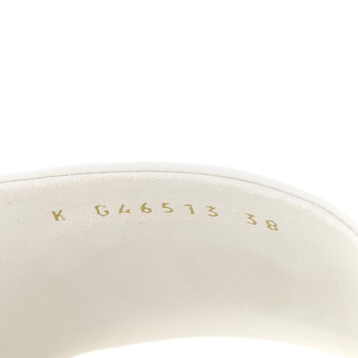 Lambskin Quilted CC Platform Mules 38 White