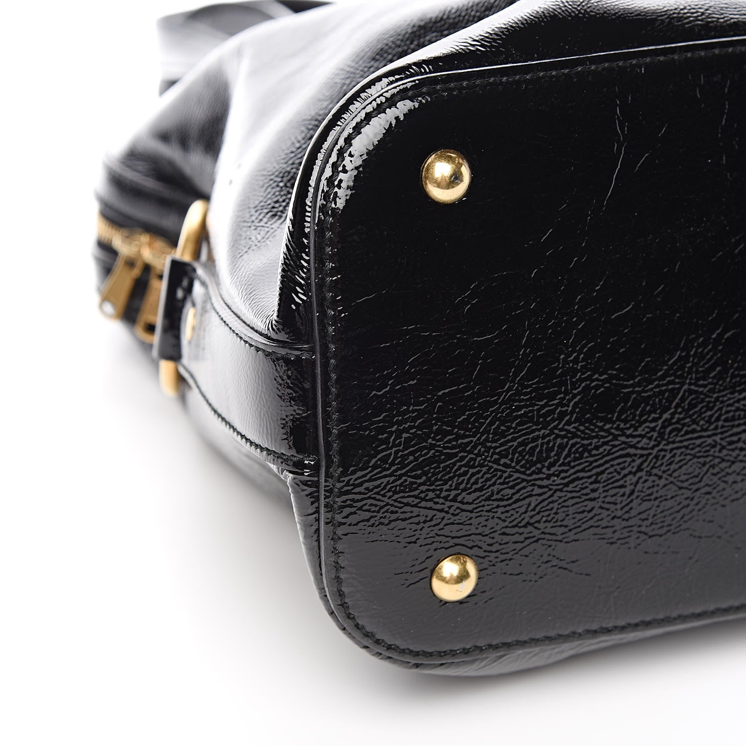 Saint Laurent Patent Oversized Muse Black 8 of 10