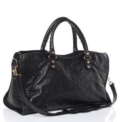 Balenciaga Agneau Giant 12 Gold Hardware Part Time Black 3 of 10
