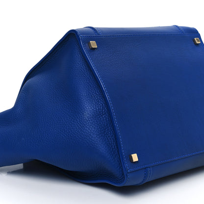 Celine Supple Calfskin Medium Phantom Luggage Royal Blue 8 of 11
