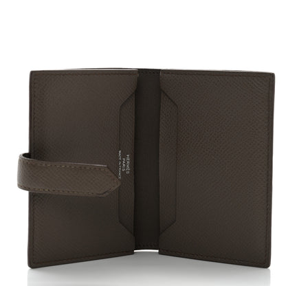 Hermes Epsom Bearn Card Holder Wallet Etain 5 of 12
