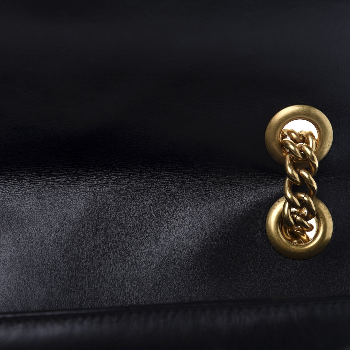 Calfskin Matelasse Small GG Marmont Shoulder Bag Black