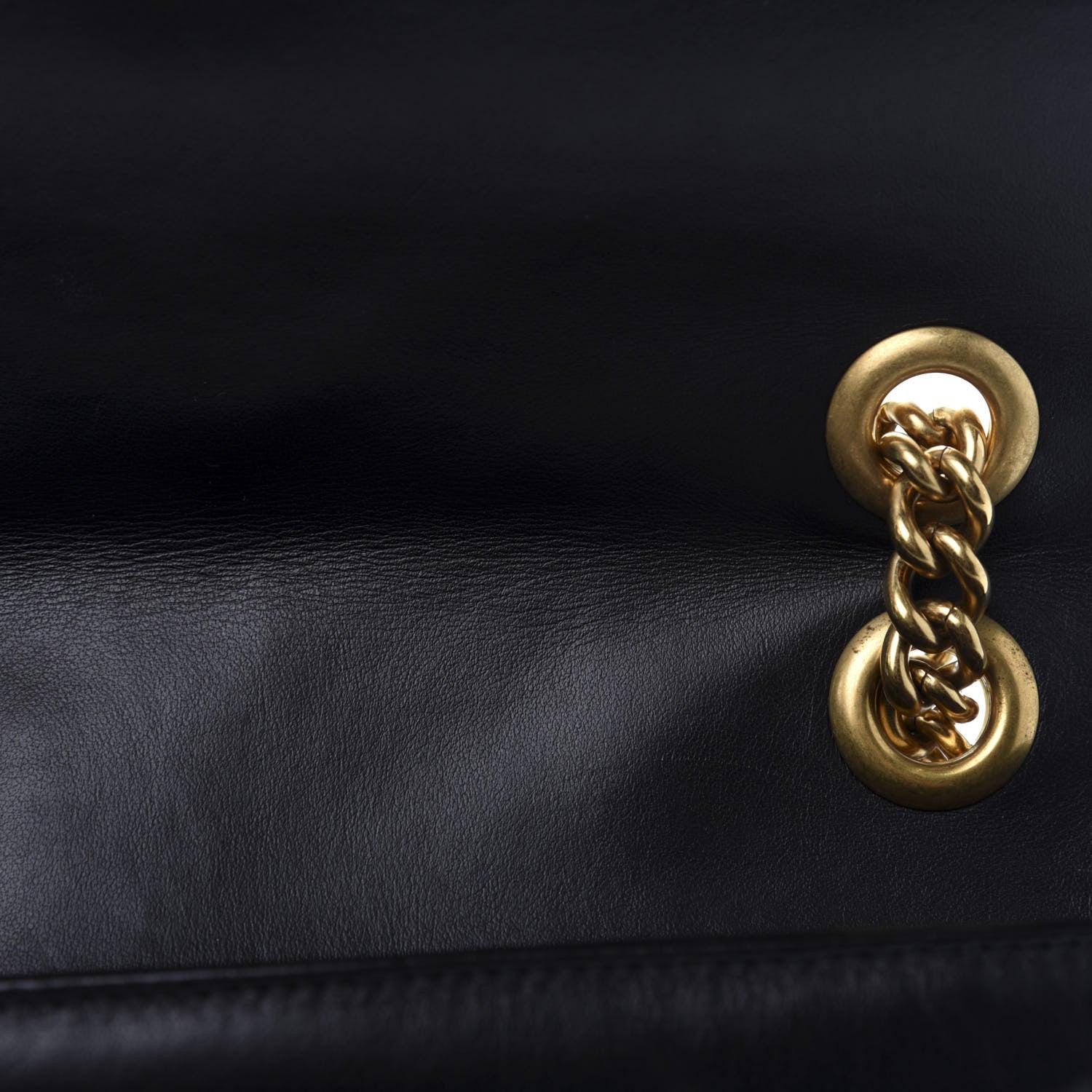 Gucci Calfskin Matelasse Small GG Marmont Shoulder Bag Black 11 of 14