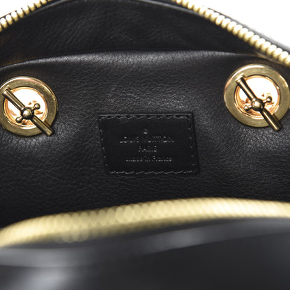 Louis Vuitton Tweed Calfskin Bowling Vanity Black Multicolor 8 of 11