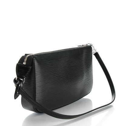 Louis Vuitton Epi Pochette Accessories NM Black 3 of 6