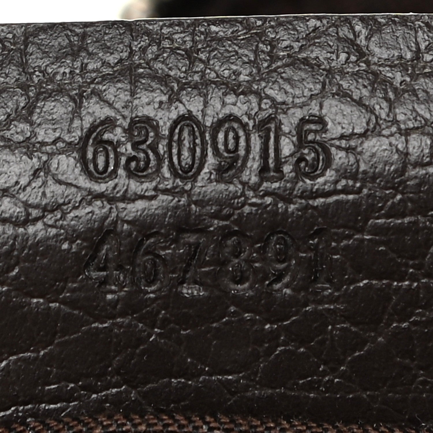 Gucci Monogram Dollar Calfskin Waist Pouch Beige Ebony Testa di Moro Marrone Scuro 7 of 13