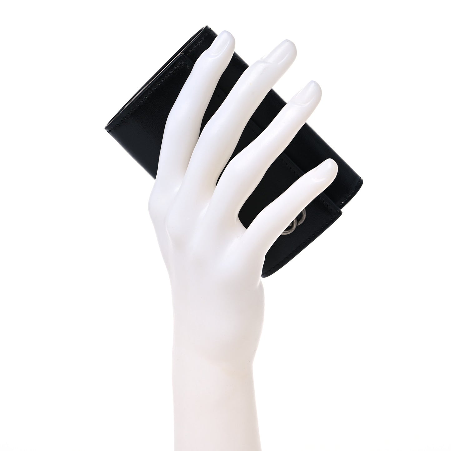 Calfskin GG Marmont 6 Key Holder Black