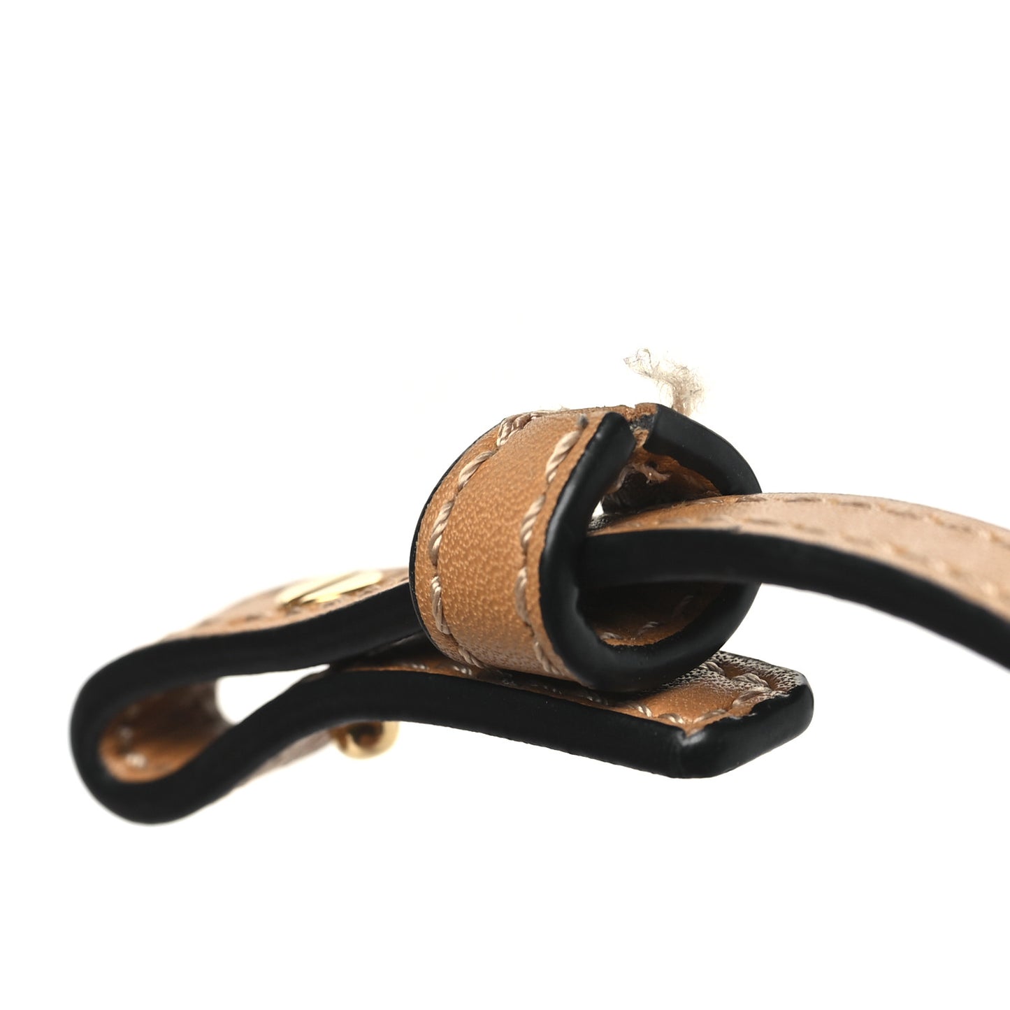 Calfskin Mini Flamenco Knot Clutch Warm Desert