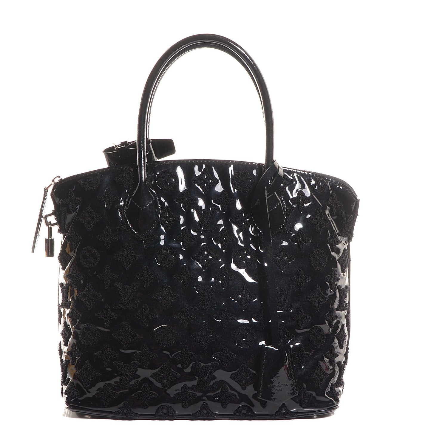 Patent Lambskin Fascination Lockit Black