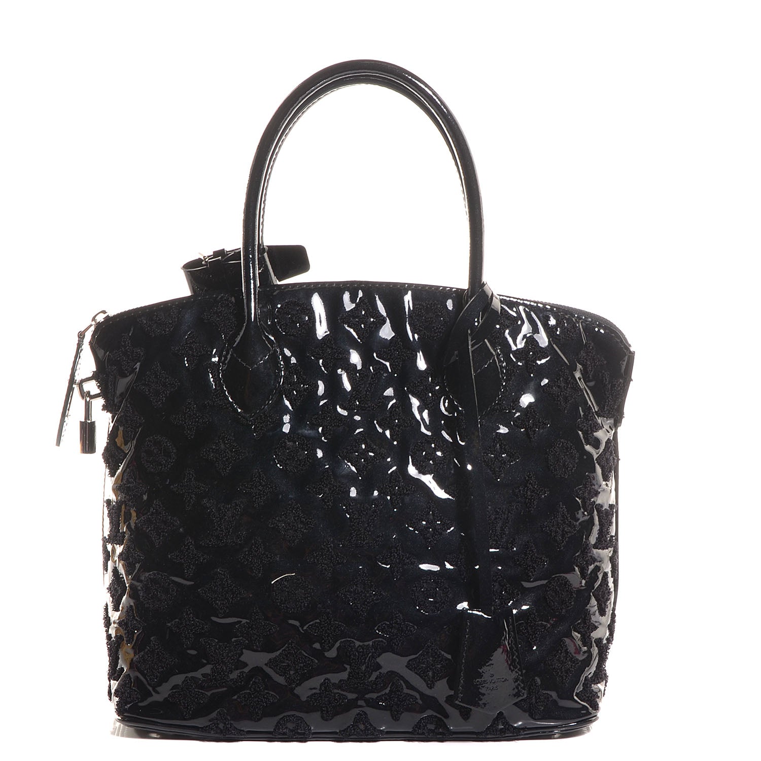 Louis Vuitton Patent Lambskin Fascination Lockit Black 1 of 7