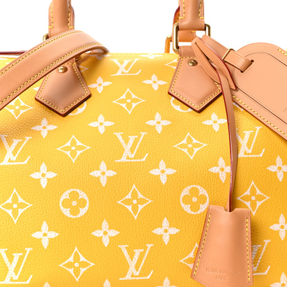 Louis Vuitton Calfskin Monogram Speedy P9 Bandouliere 25 Jaune Mat 8 of 10