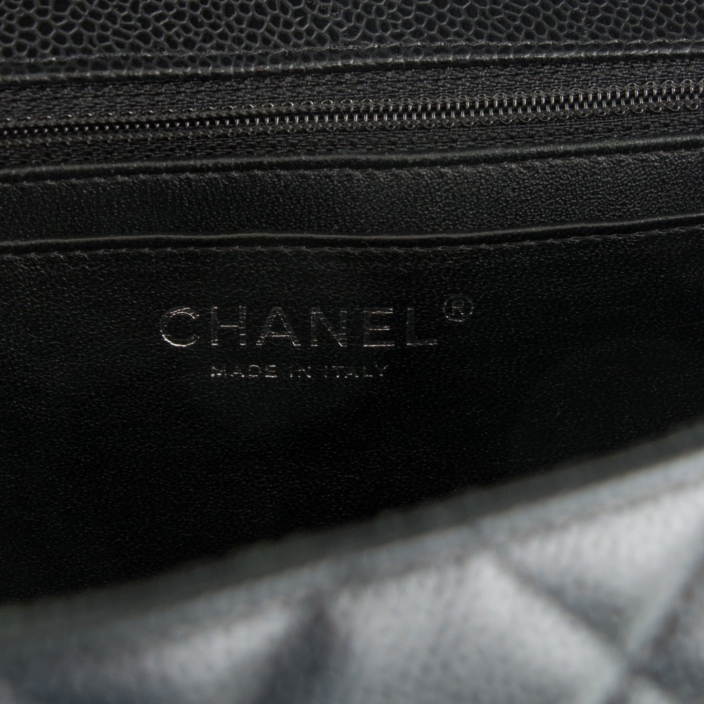 Caviar Quilted Maxi Single Flap Black