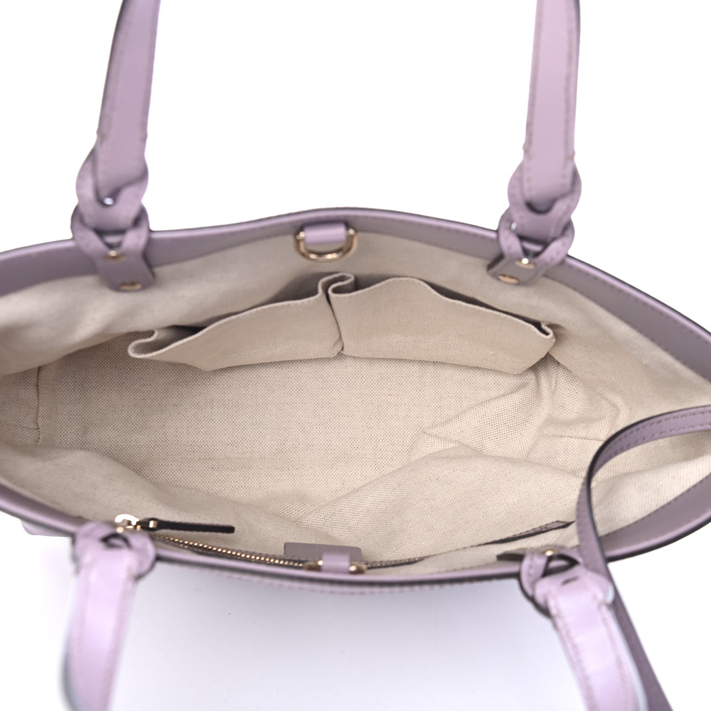 Microguccissima Small Craft Tote Lilac
