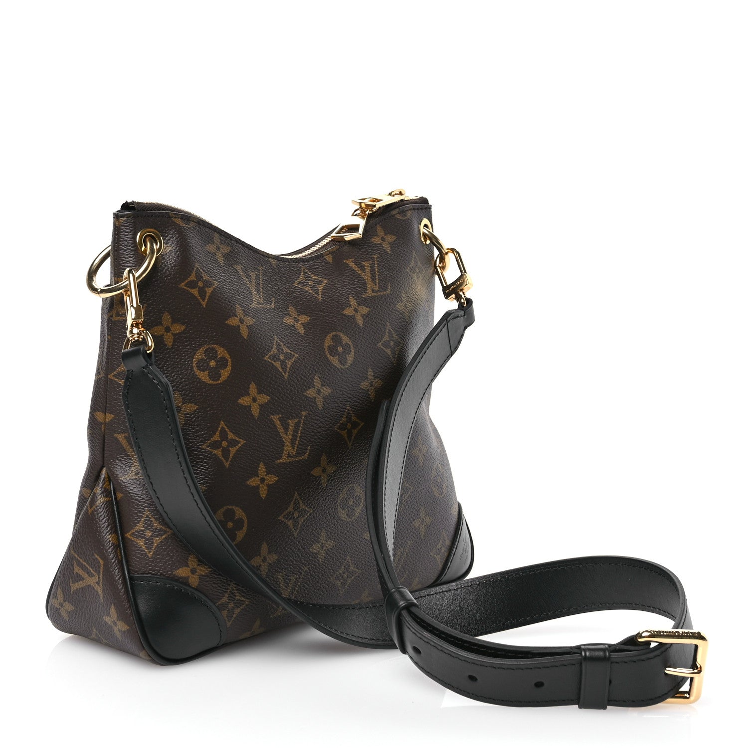 Louis Vuitton Monogram Odeon PM Black 3 of 10
