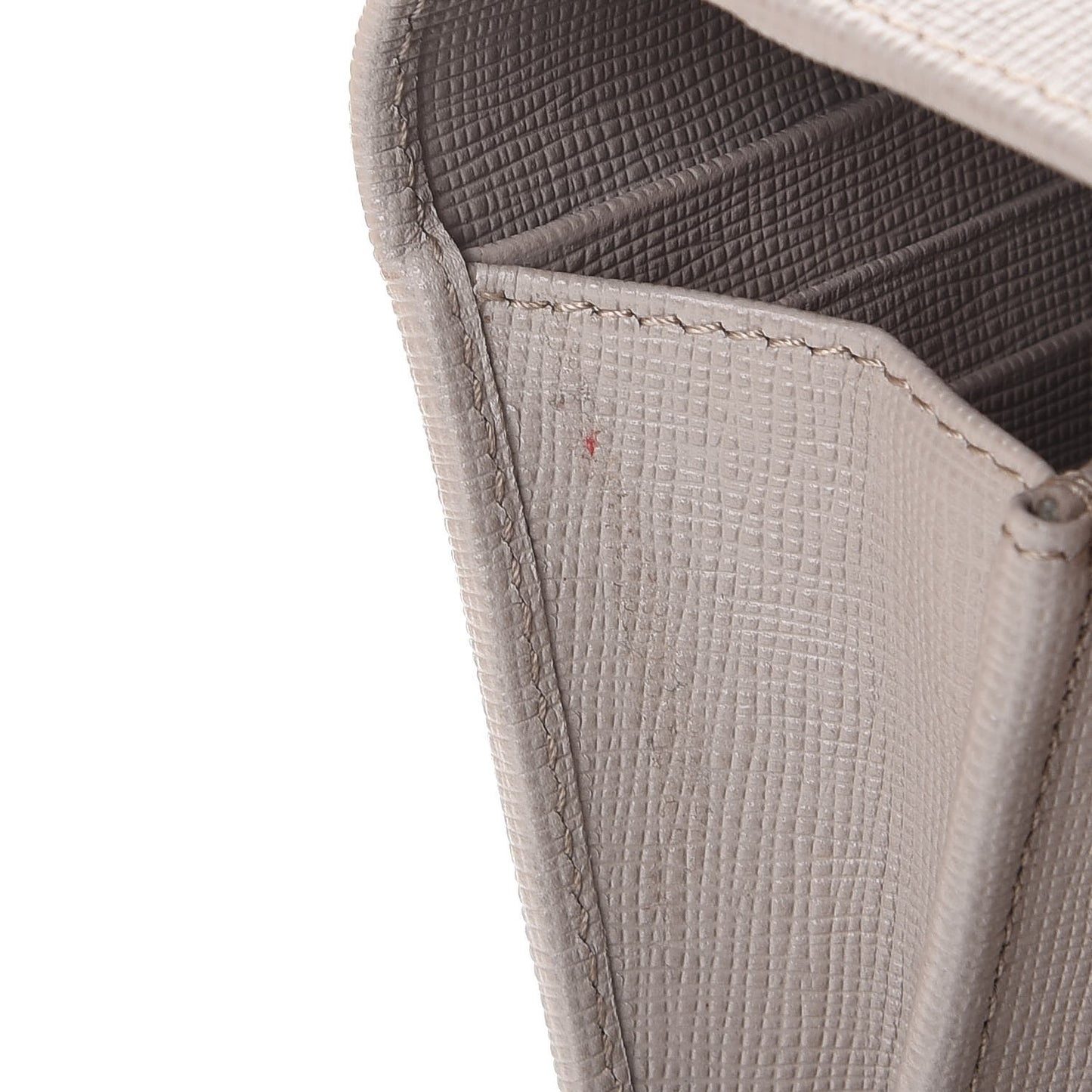 Vitello Elite Flowerland Continental Wallet Grigio Polvere