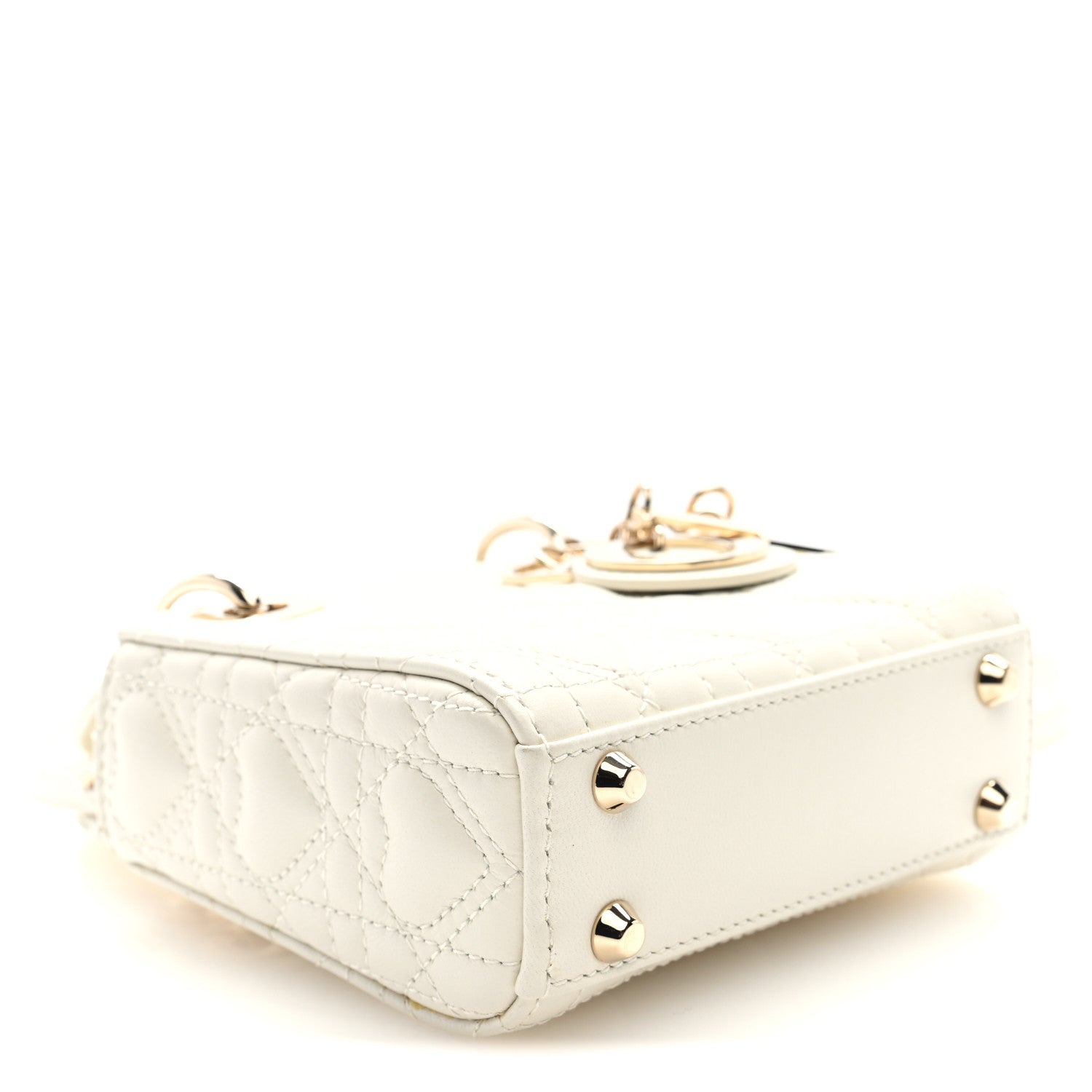 Christian Dior Calfskin Cannage Dioramour Micro Lady Dior Dior
