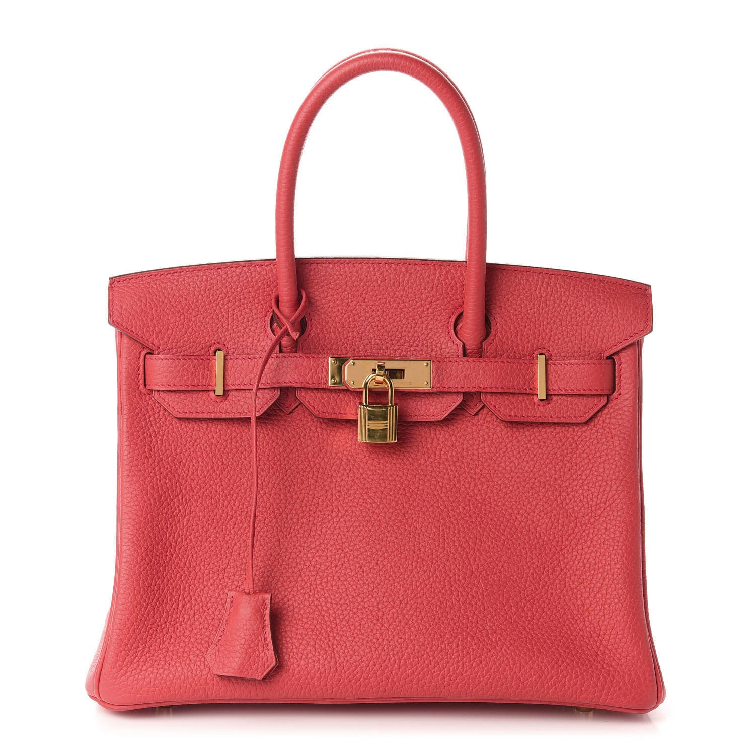 Hermes Taurillon Clemence Birkin 30 Bougainvillea 1 of 12