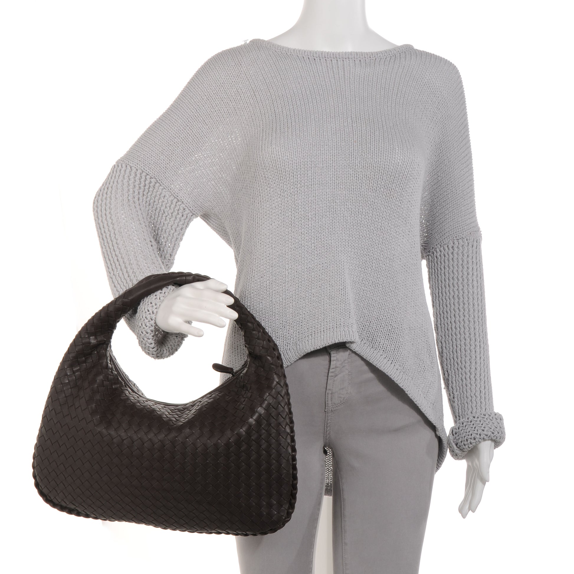 Bottega Veneta Nappa Intrecciato Medium Veneta Hobo Ebano 2 of 8