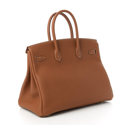 Hermes Togo Birkin 35 Gold 3 of 11