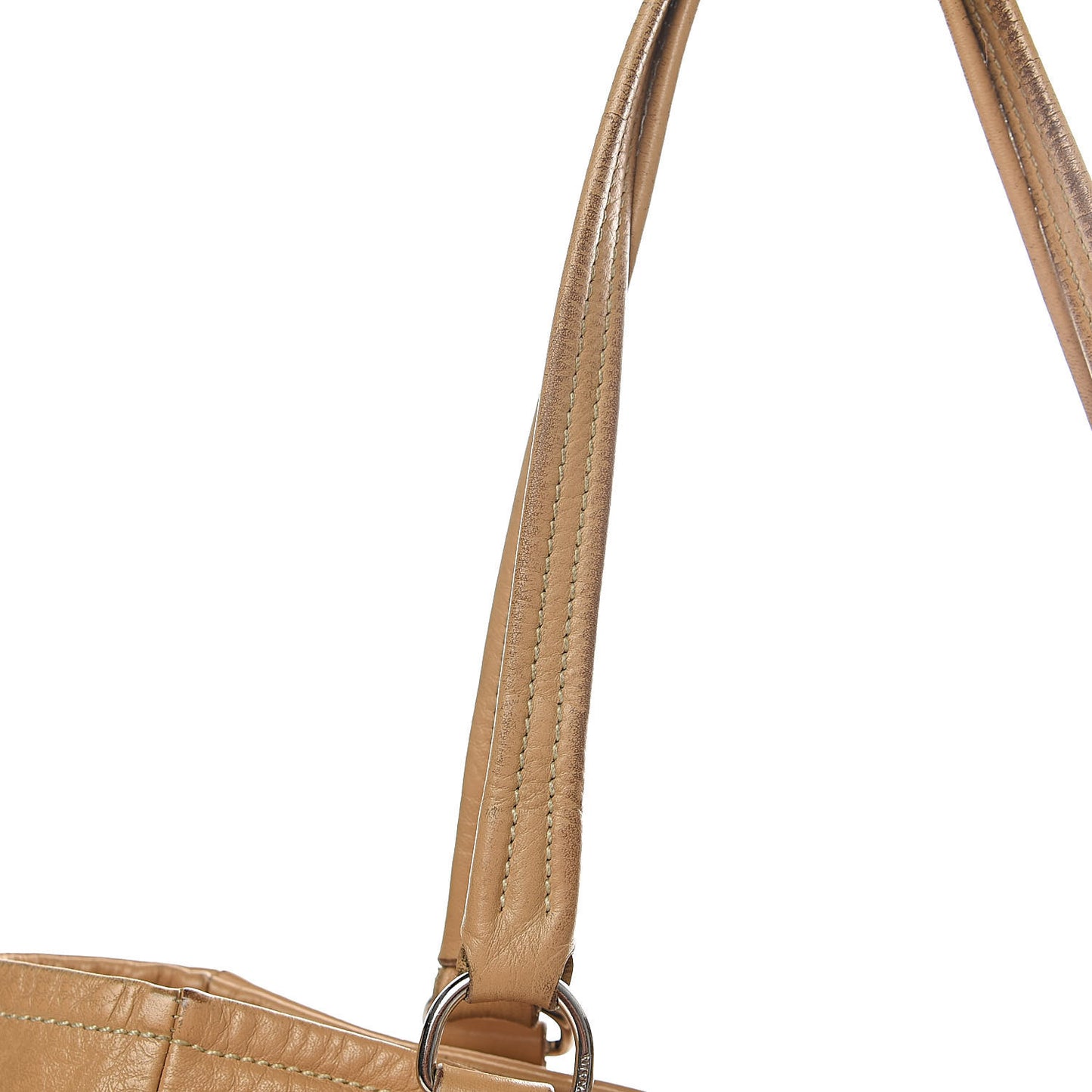 Vitello Daino Buckle Tote Sabbia