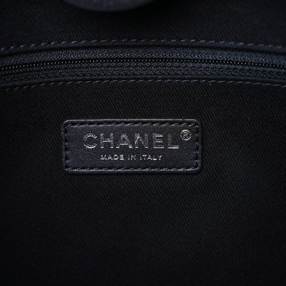 Chanel Lurex Canvas Small Deauville Tote Black 8 of 10