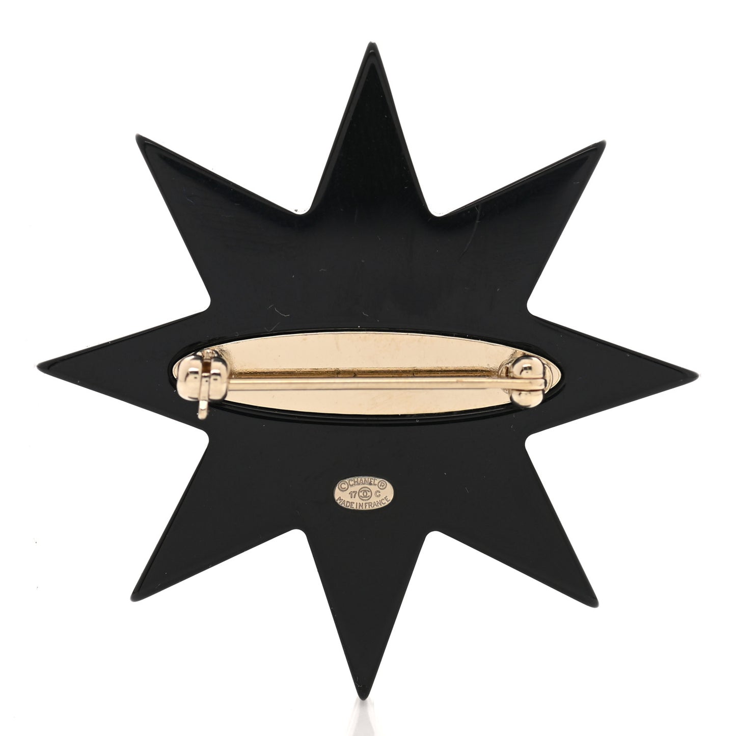 Resin CC Star Brooch Multicolor