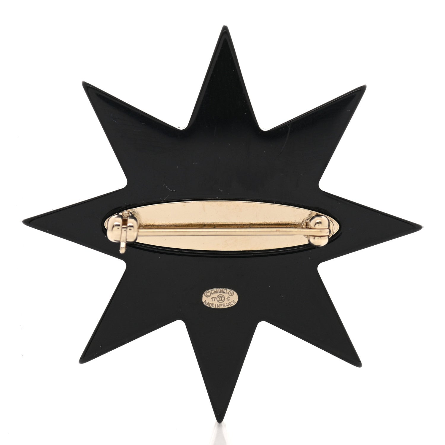Chanel Resin CC Star Brooch Multicolor 3 of 5
