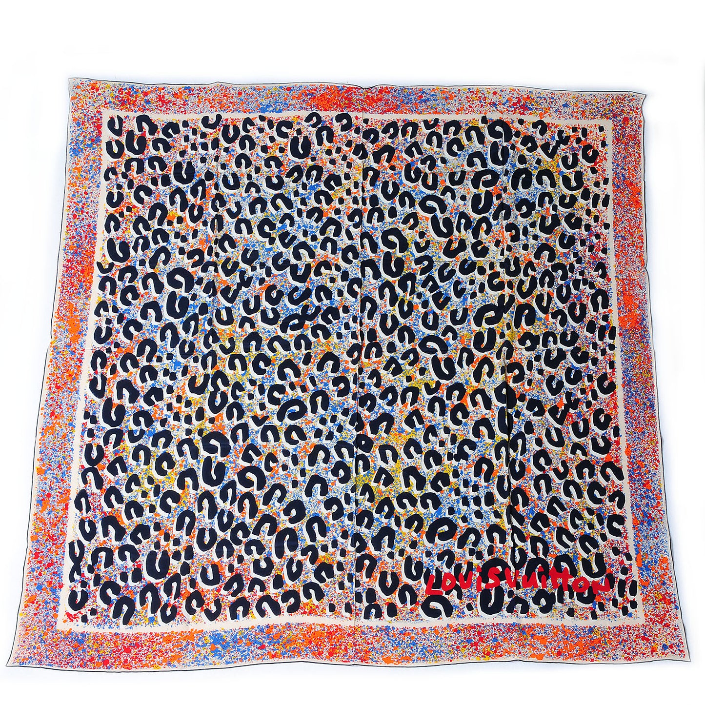Silk Leo Spray Giant Square Piment