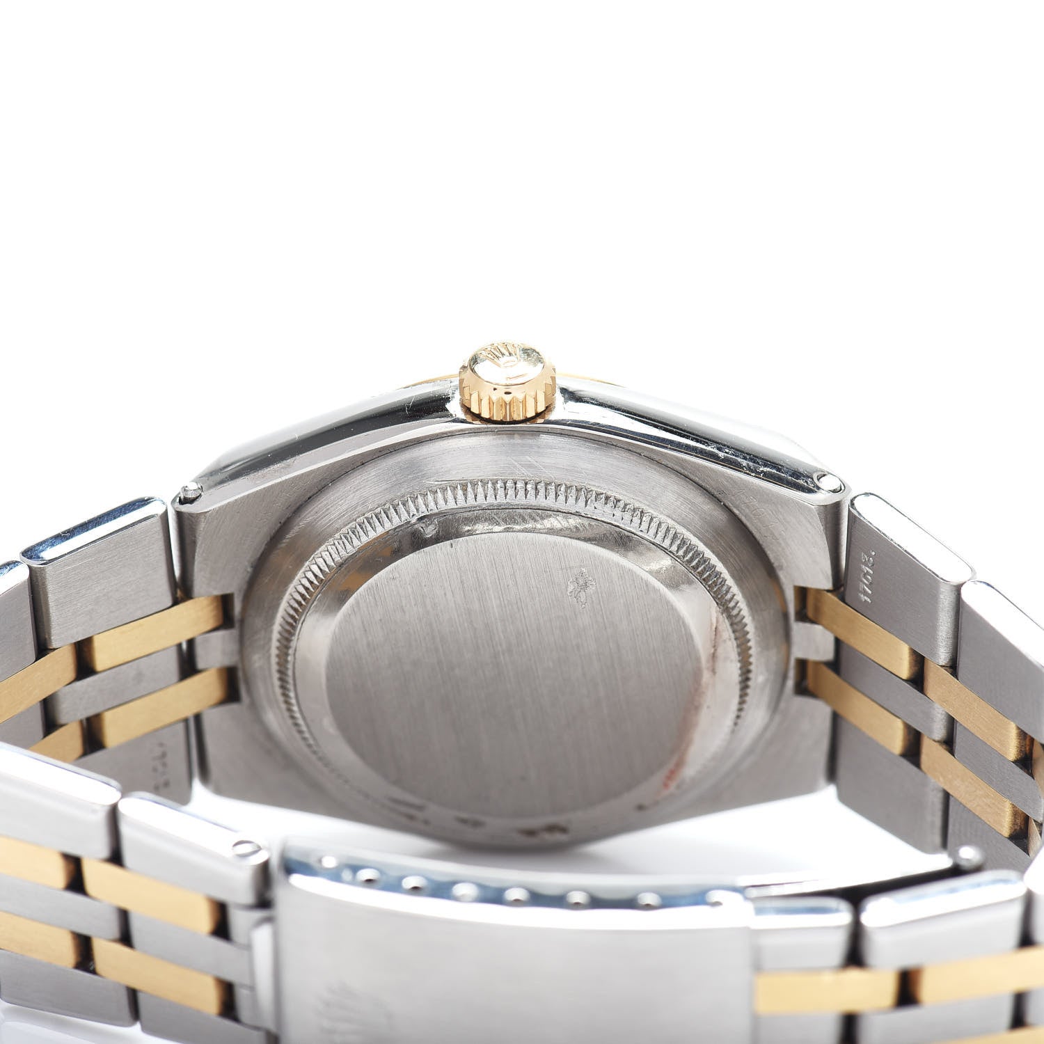 Rolex Stainless Steel 18K Yellow Gold 36mm Oysterquartz Datejust Watch Champagne 17013 4 of 5