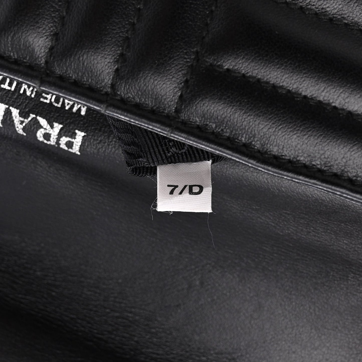 Soft Calfskin Impunture Diagramme Small Chain Flap Shoulder Bag Black