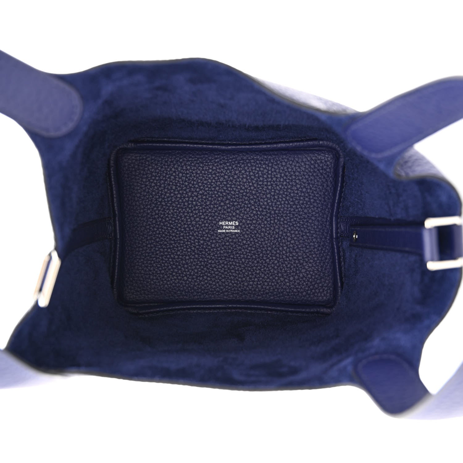 Hermes Taurillon Clemence Picotin Lock 18 PM Bleu Encre 5 of 11