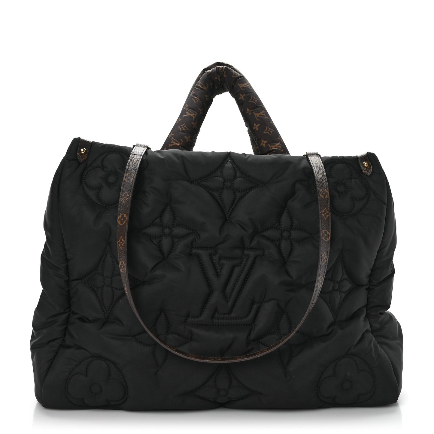 Econyl Monogram Pillow Giant Onthego GM Black