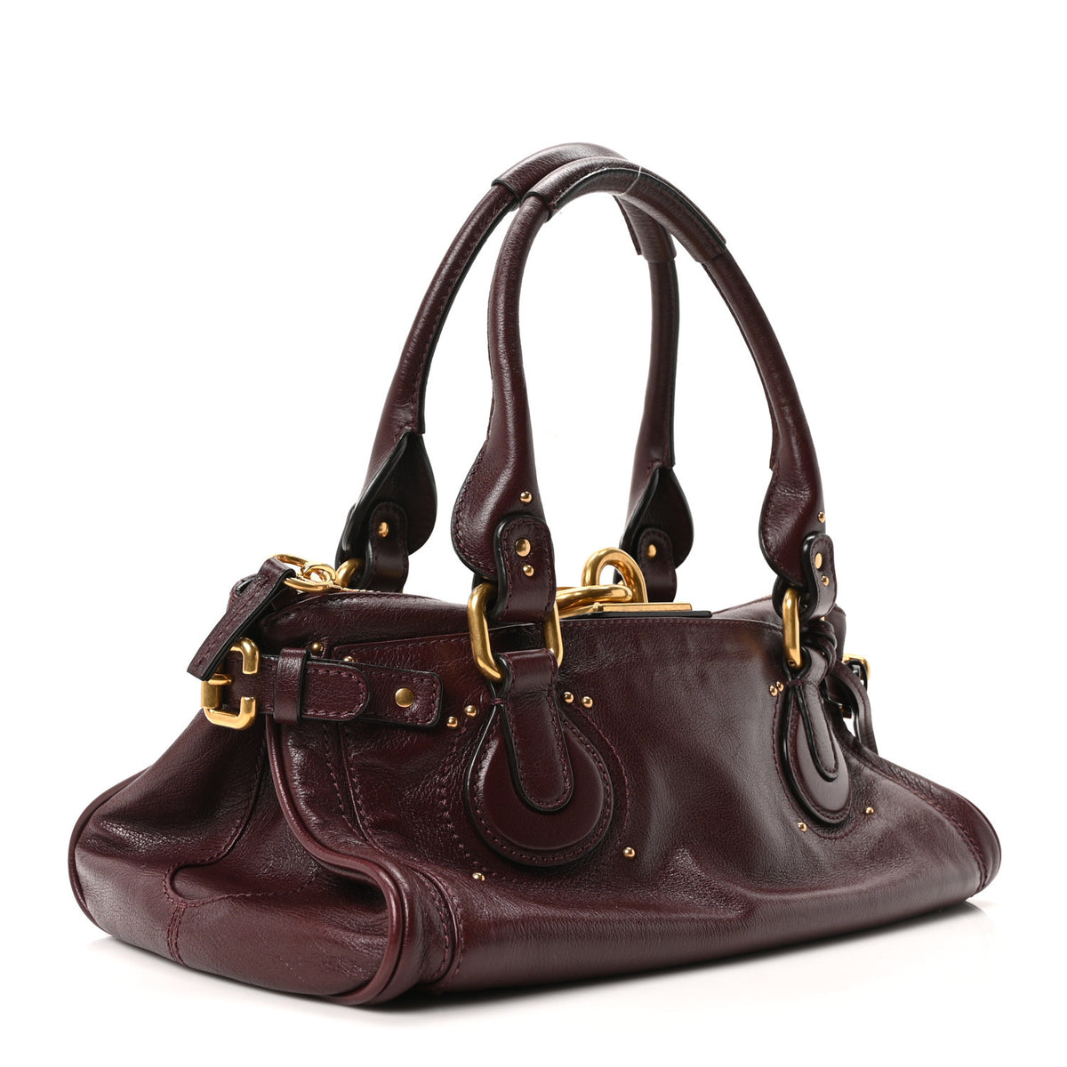 Chloe Grained Buffalo Paddington Satchel Crafty Brown 3 of 10