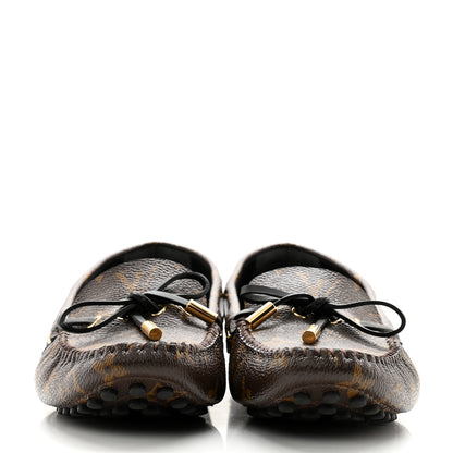 Louis Vuitton Patent Monogram Gloria Loafers 37.5 2 of 9