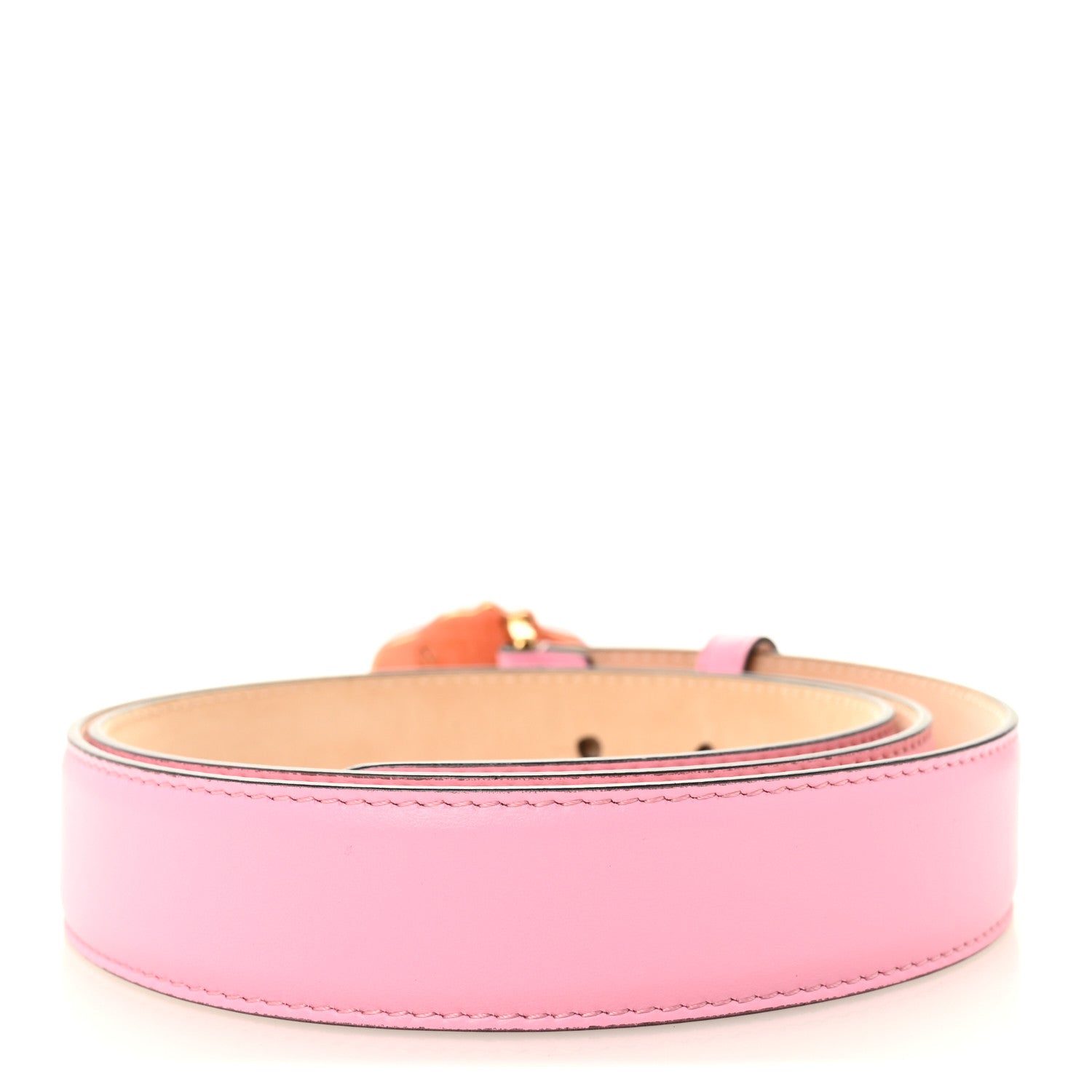 新品 VERSACE メドゥーサ スライド ベルト ピンク 80/32 Versace Calfskin La Medusa Belt 95 38 Pink 1846783 – FASHIONPHILE
